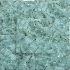 Reef Relief Tiffany Green 6x6 Glossy Porcelain Tile